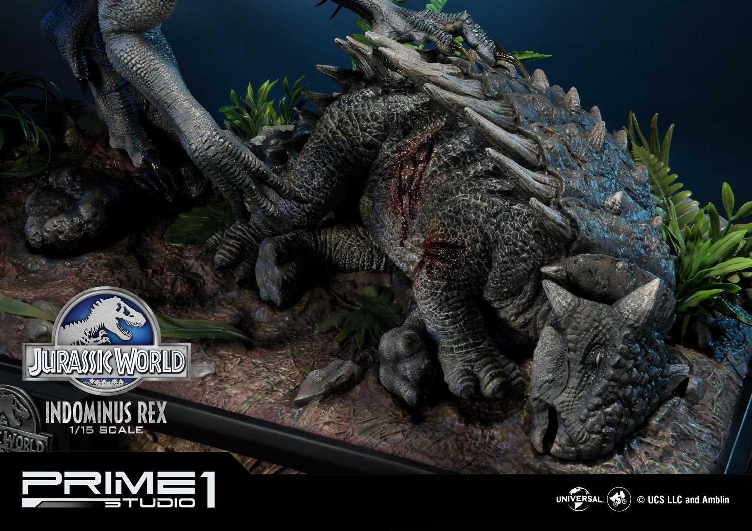Jurassic World - Ankylosaurus - Indominus Rex - Legacy Museum Collection (LMCJW2-04S) - 1/15 - Bonus Version (Prime 1 Studio) photo 48