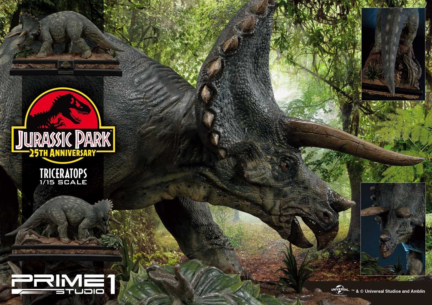 Jurassic Park - Triceratops - Legacy Museum Collection (LMCJP-02) - 1/15 (Prime 1 Studio) photo 5