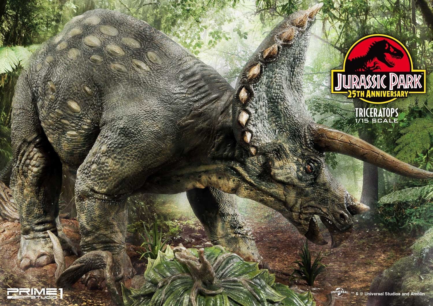 Jurassic Park - Triceratops - Legacy Museum Collection (LMCJP-02) - 1/15 (Prime 1 Studio) photo 13