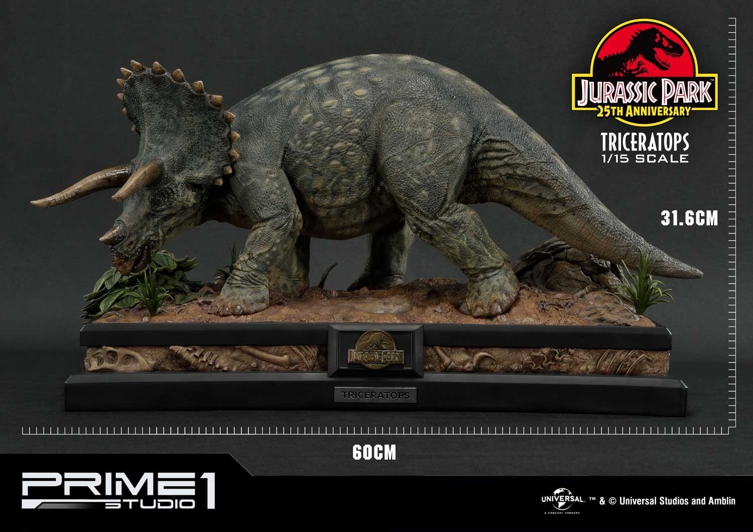 Jurassic Park - Triceratops - Legacy Museum Collection (LMCJP-02) - 1/15 (Prime 1 Studio) photo 27