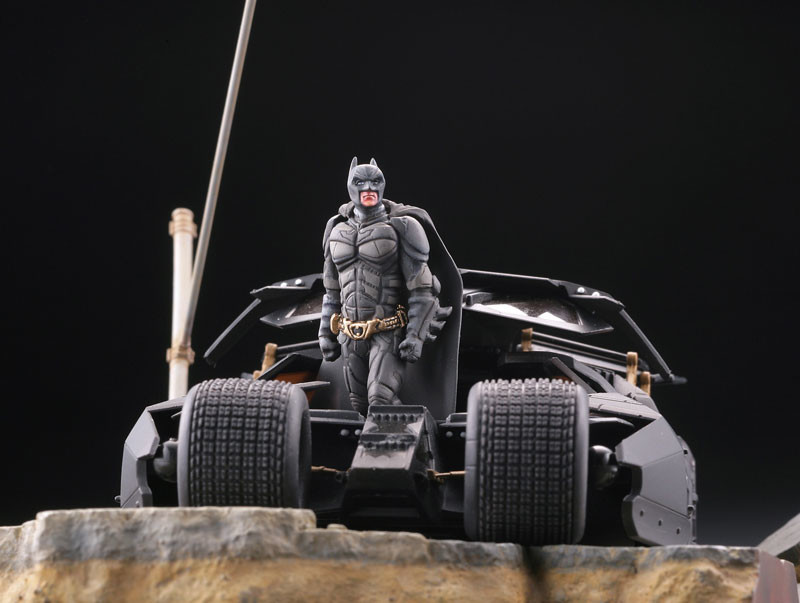 The Dark Knight Rises - Batman - Legacy of Revoltech  (LR-054) - Revoltech - Batmobile Tumbler in Gotham City (Kaiyodo) photo 10
