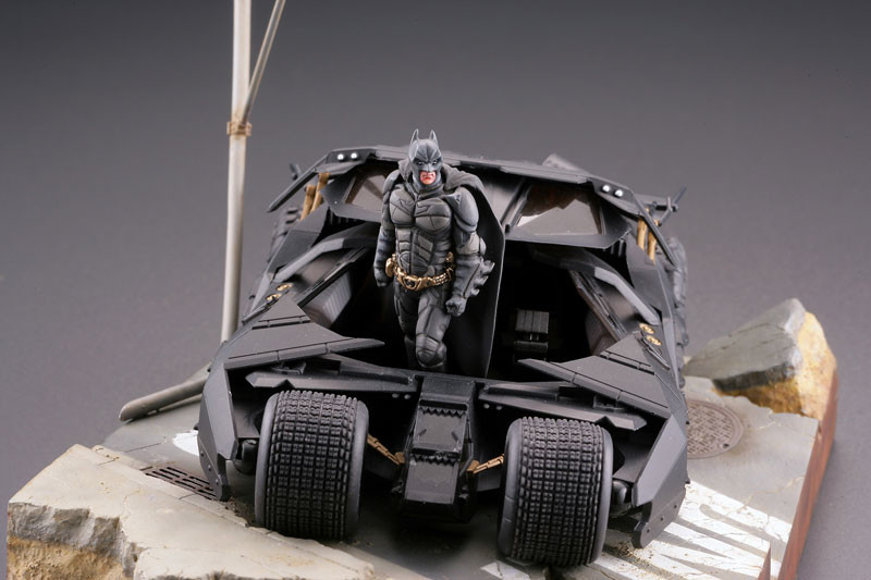 The Dark Knight Rises - Batman - Legacy of Revoltech  (LR-054) - Revoltech - Batmobile Tumbler in Gotham City (Kaiyodo) photo 13