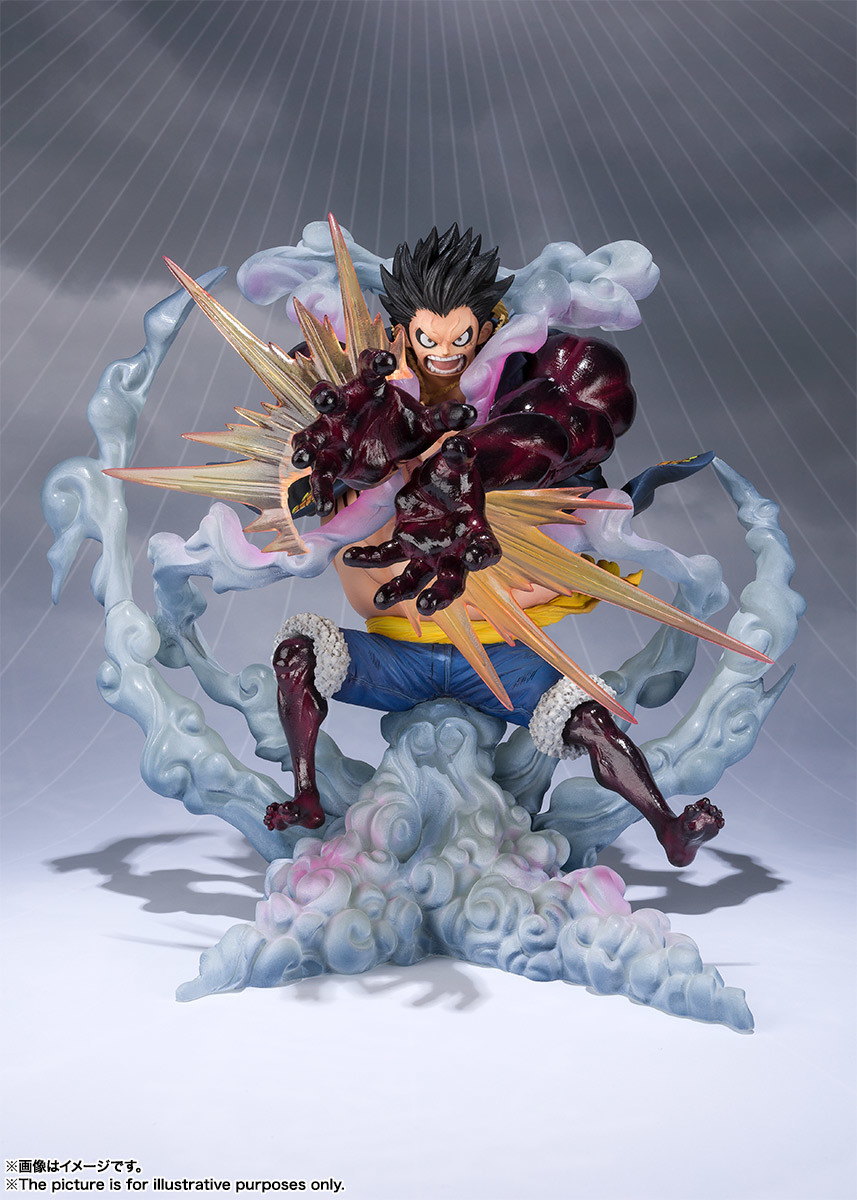One Piece - Monkey D. Luffy - Chou Gekisen -Extra Battle- - Figuarts ZERO - Gear Fourth -Leo Bazooka- (Bandai Spirits)