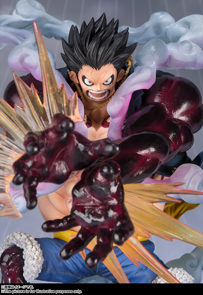 One Piece - Monkey D. Luffy - Chou Gekisen -Extra Battle- - Figuarts ZERO - Gear Fourth -Leo Bazooka- (Bandai Spirits) photo 2