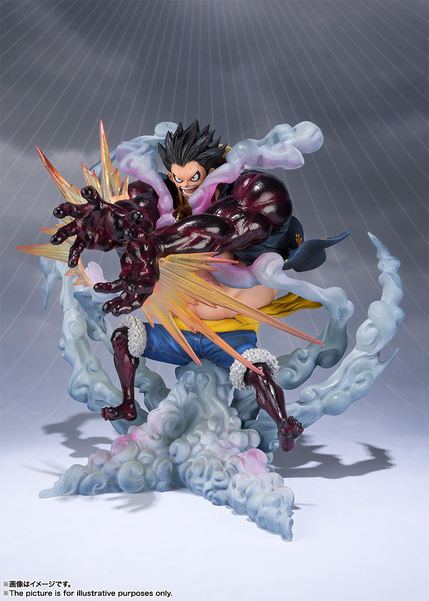 One Piece - Monkey D. Luffy - Chou Gekisen -Extra Battle- - Figuarts ZERO - Gear Fourth -Leo Bazooka- (Bandai Spirits) photo 3