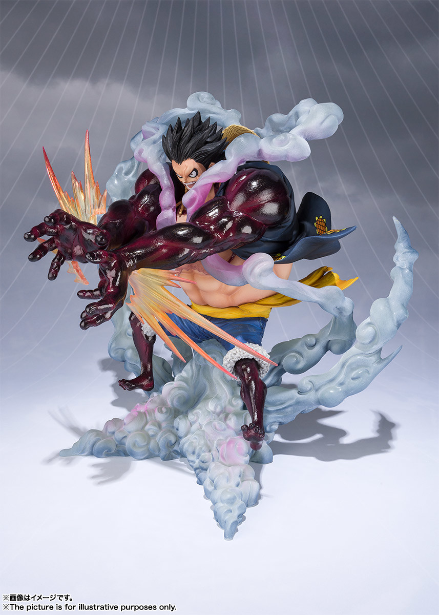 One Piece - Monkey D. Luffy - Chou Gekisen -Extra Battle- - Figuarts ZERO - Gear Fourth -Leo Bazooka- (Bandai Spirits) photo 4