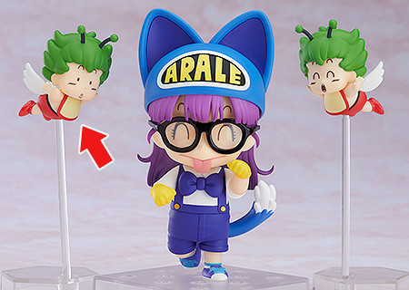 Dr Slump - Norimaki Arale - Norimaki Gajira - Unchi-kun - Nendoroid  (#1009) - Cat Ears Ver. (Good Smile Company) photo 3