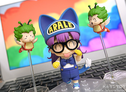 Dr Slump - Norimaki Arale - Norimaki Gajira - Unchi-kun - Nendoroid  (#1009) - Cat Ears Ver. (Good Smile Company) photo 4