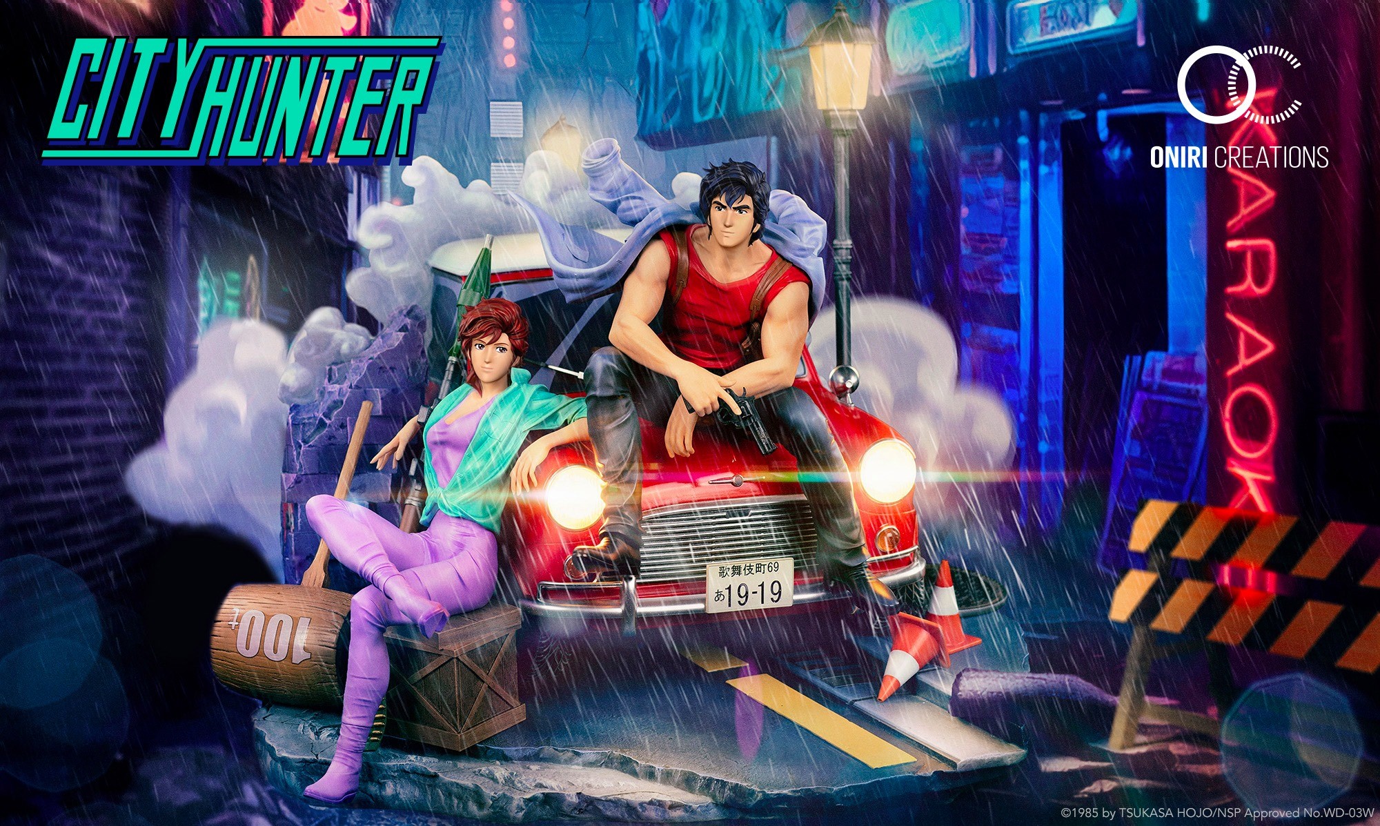City Hunter - Makimura Kaori - Saeba Ryou - Diorama - 1/6 (Oniri Creations)