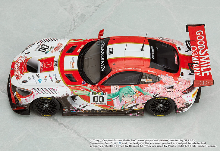 Good Smile Racing - Hatsune Miku - Itasha - 1/43 - AMG: 2017 SPA24H Ver. (GOOD SMILE Racing) photo 2