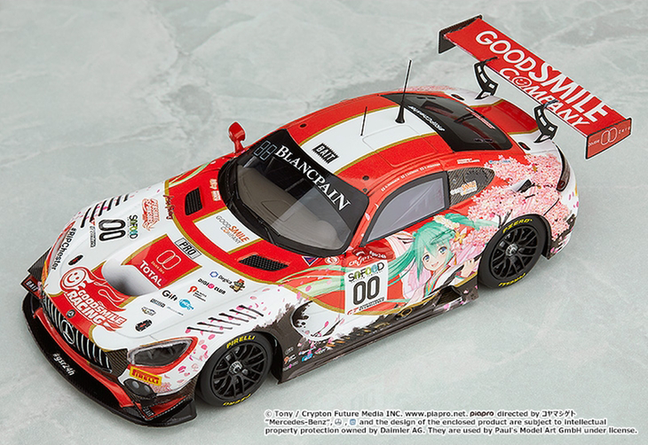 Good Smile Racing - Hatsune Miku - Itasha - 1/43 - AMG: 2017 SPA24H Ver. (GOOD SMILE Racing) photo 3