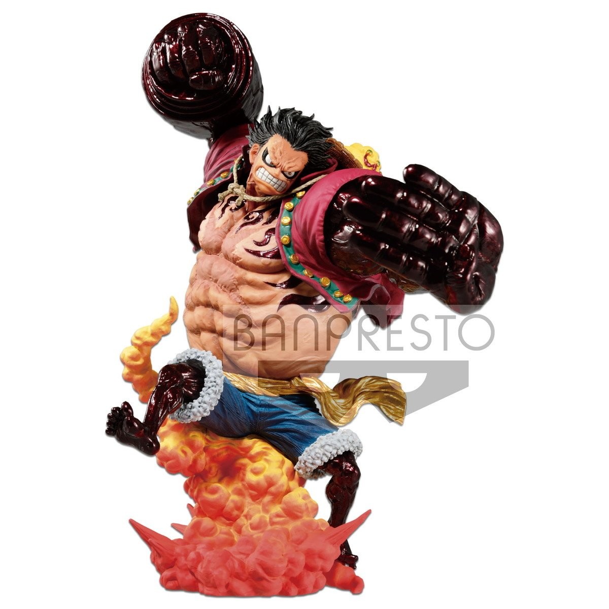 One Piece - Monkey D. Luffy - Gear Fourth, Kong Gun ver., Crimson Color ver. (Banpresto) photo 4