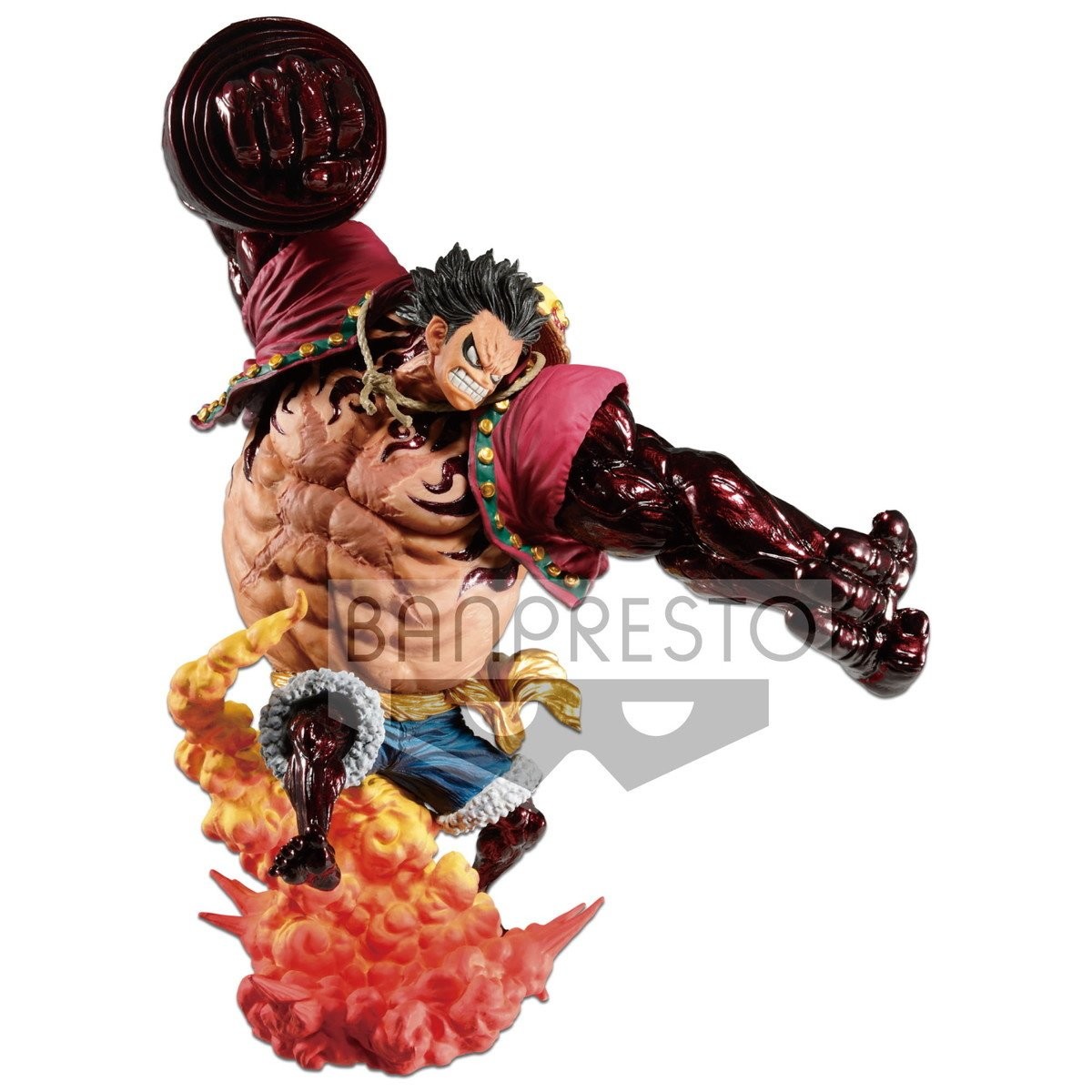 One Piece - Monkey D. Luffy - Gear Fourth, Kong Gun ver., Crimson Color ver. (Banpresto) photo 5