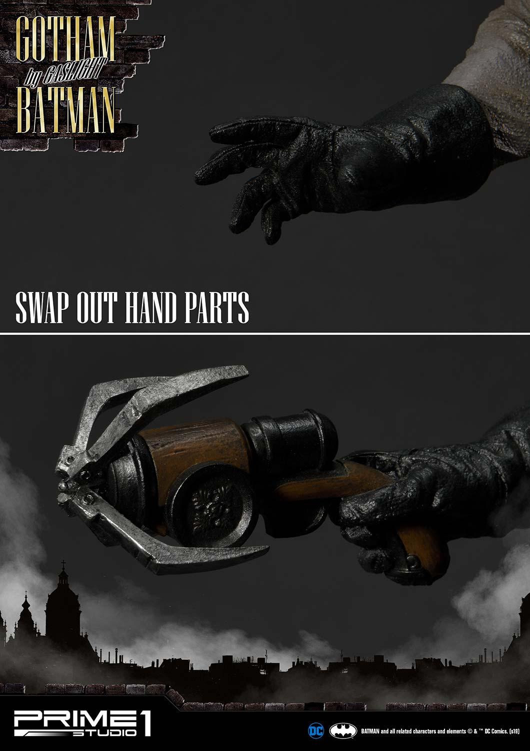 Batman: Arkham Origins - Batman - Concept Masterline (CMDC-04EX) - 1/5 - Gotham by Gaslight, Black Ver., EX Version (Prime 1 Studio) photo 3