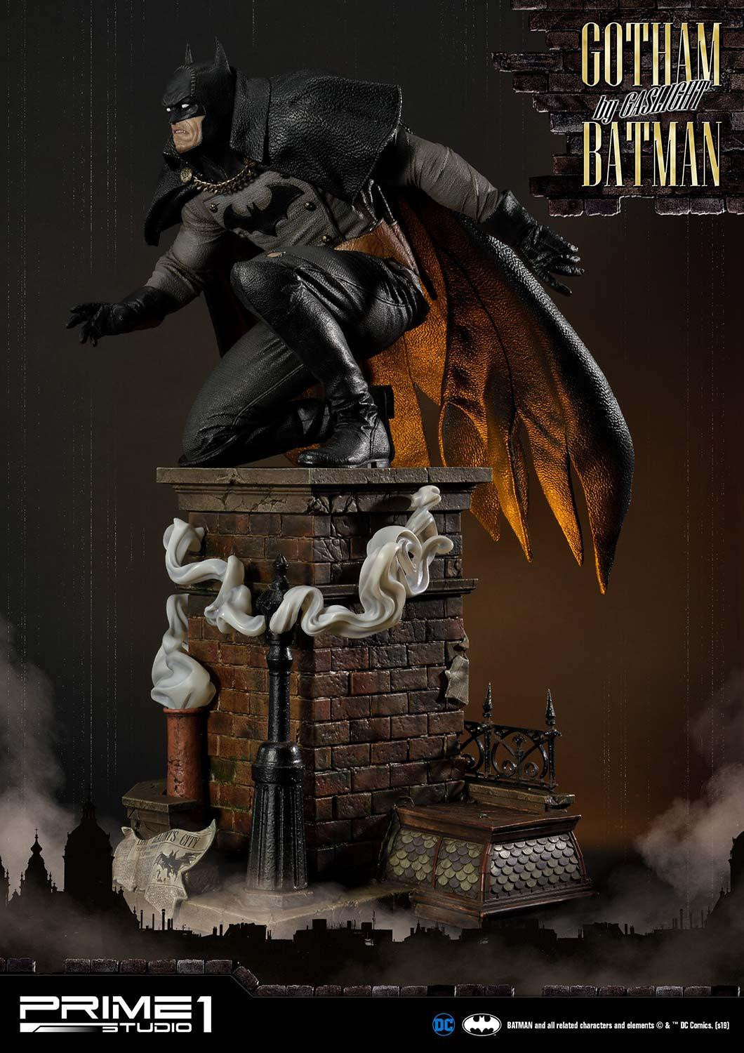 Batman: Arkham Origins - Batman - Concept Masterline (CMDC-04EX) - 1/5 - Gotham by Gaslight, Black Ver., EX Version (Prime 1 Studio) photo 7
