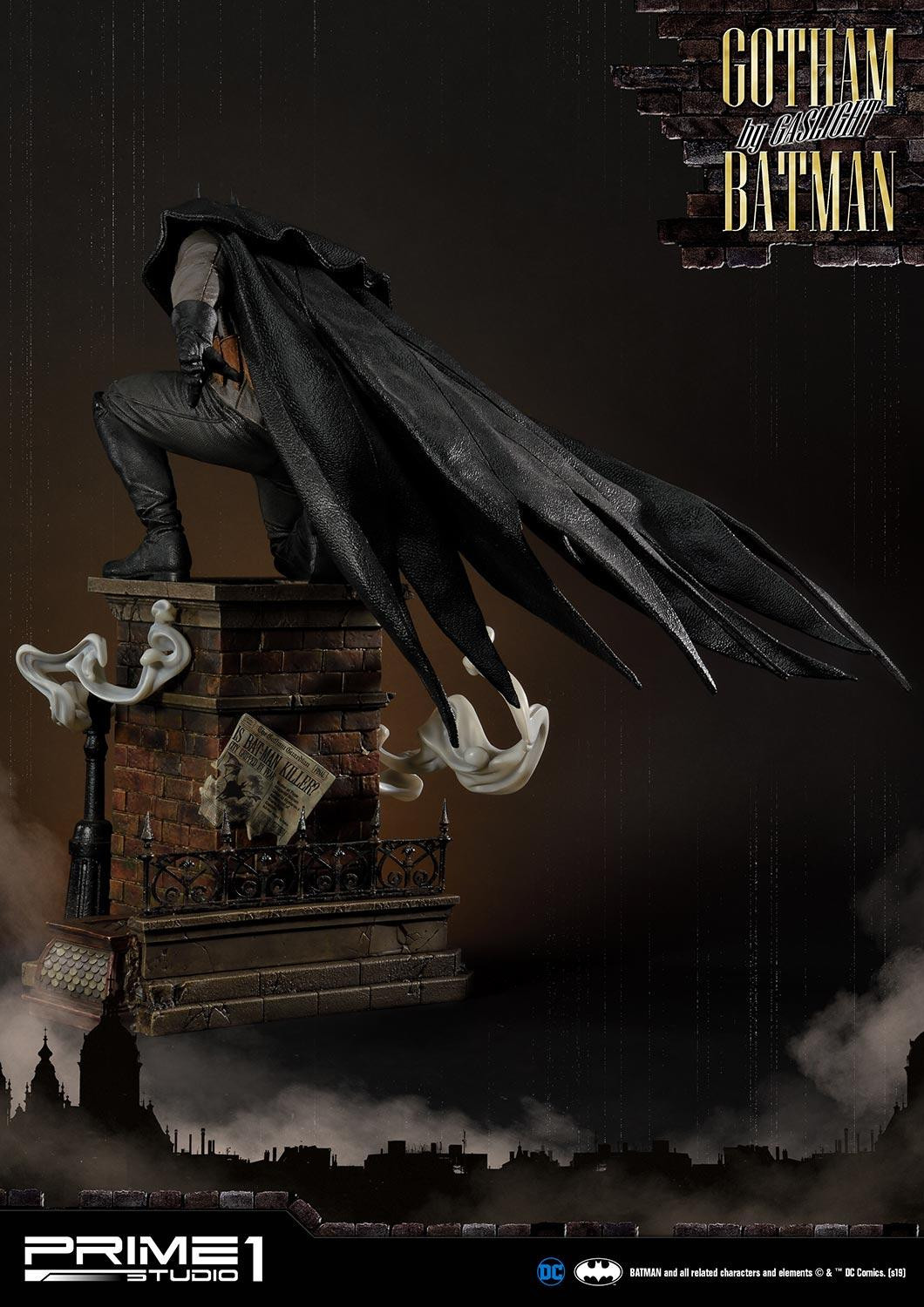 Batman: Arkham Origins - Batman - Concept Masterline (CMDC-04EX) - 1/5 - Gotham by Gaslight, Black Ver., EX Version (Prime 1 Studio) photo 8