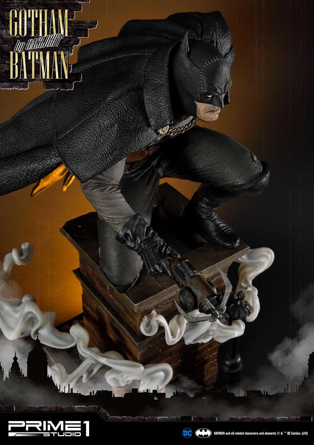 Batman: Arkham Origins - Batman - Concept Masterline (CMDC-04EX) - 1/5 - Gotham by Gaslight, Black Ver., EX Version (Prime 1 Studio) photo 9