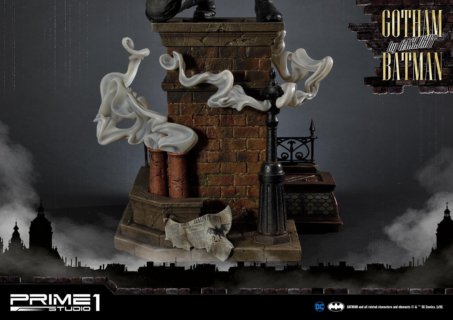 Batman: Arkham Origins - Batman - Concept Masterline (CMDC-04EX) - 1/5 - Gotham by Gaslight, Black Ver., EX Version (Prime 1 Studio) photo 12