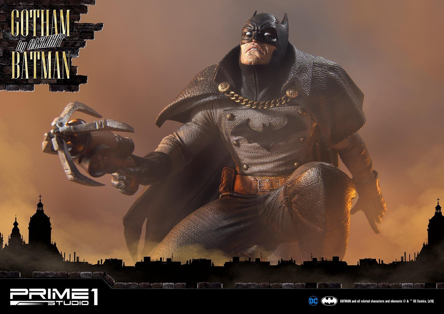 Batman: Arkham Origins - Batman - Concept Masterline (CMDC-04EX) - 1/5 - Gotham by Gaslight, Black Ver., EX Version (Prime 1 Studio) photo 29