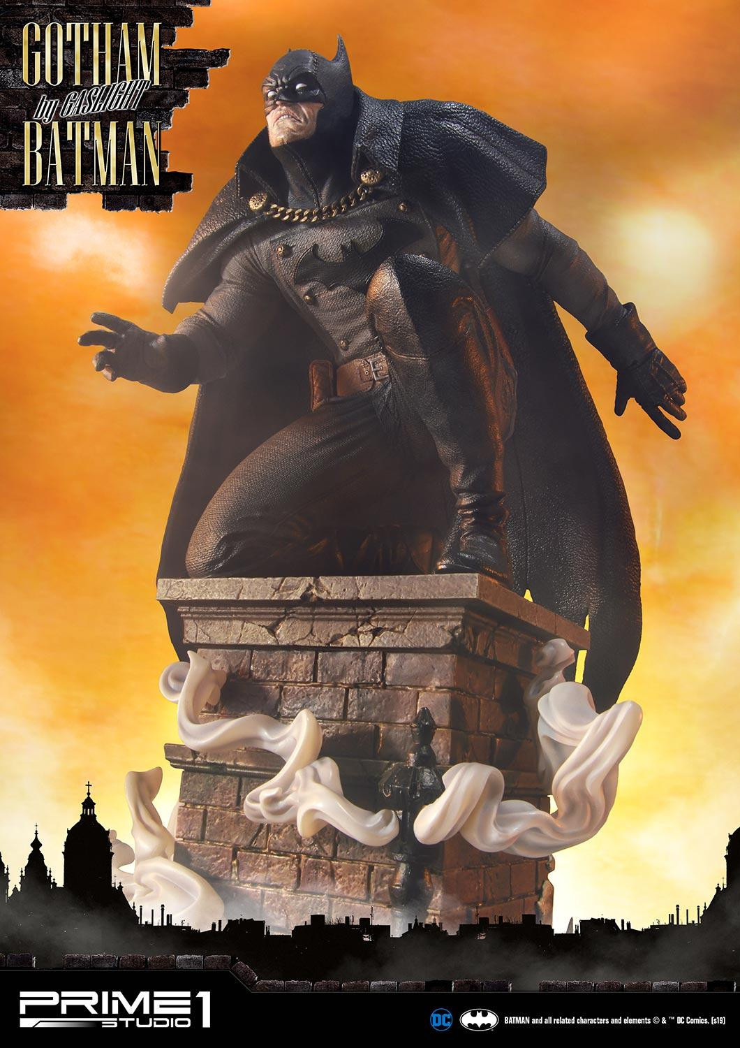 Batman: Arkham Origins - Batman - Concept Masterline (CMDC-04EX) - 1/5 - Gotham by Gaslight, Black Ver., EX Version (Prime 1 Studio) photo 33