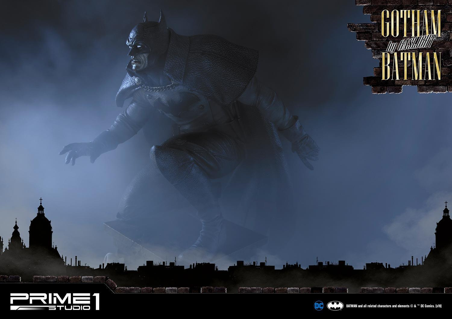Batman: Arkham Origins - Batman - Concept Masterline (CMDC-04EX) - 1/5 - Gotham by Gaslight, Black Ver., EX Version (Prime 1 Studio) photo 36