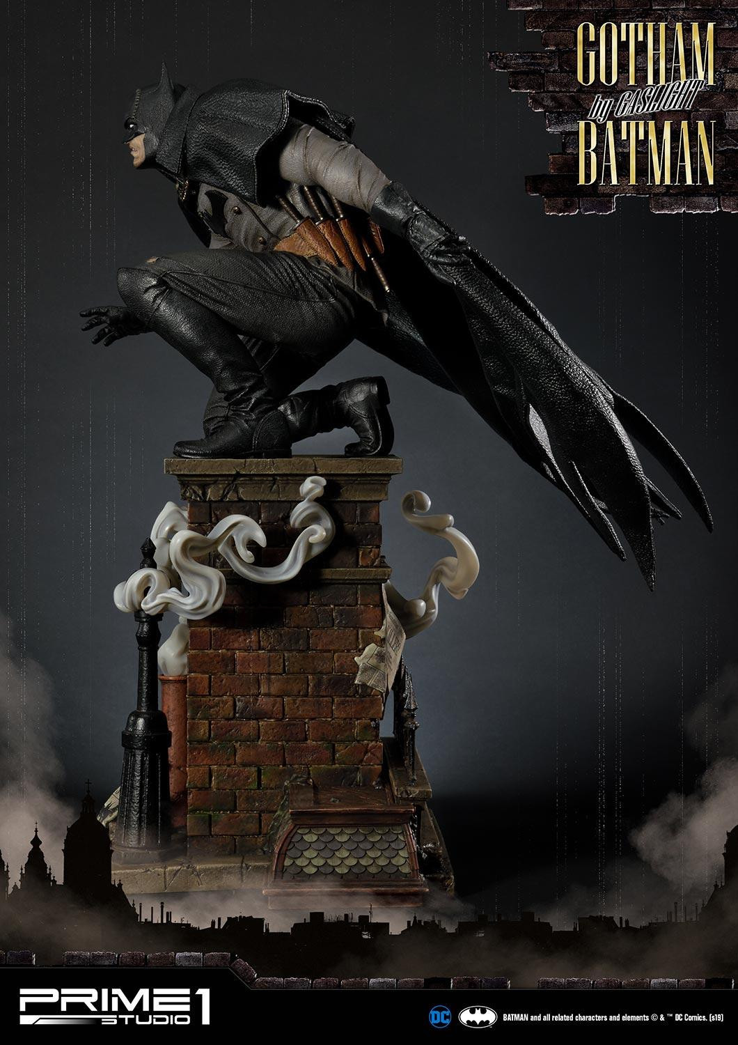 Batman: Arkham Origins - Batman - Concept Masterline (CMDC-04EX) - 1/5 - Gotham by Gaslight, Black Ver., EX Version (Prime 1 Studio) photo 38