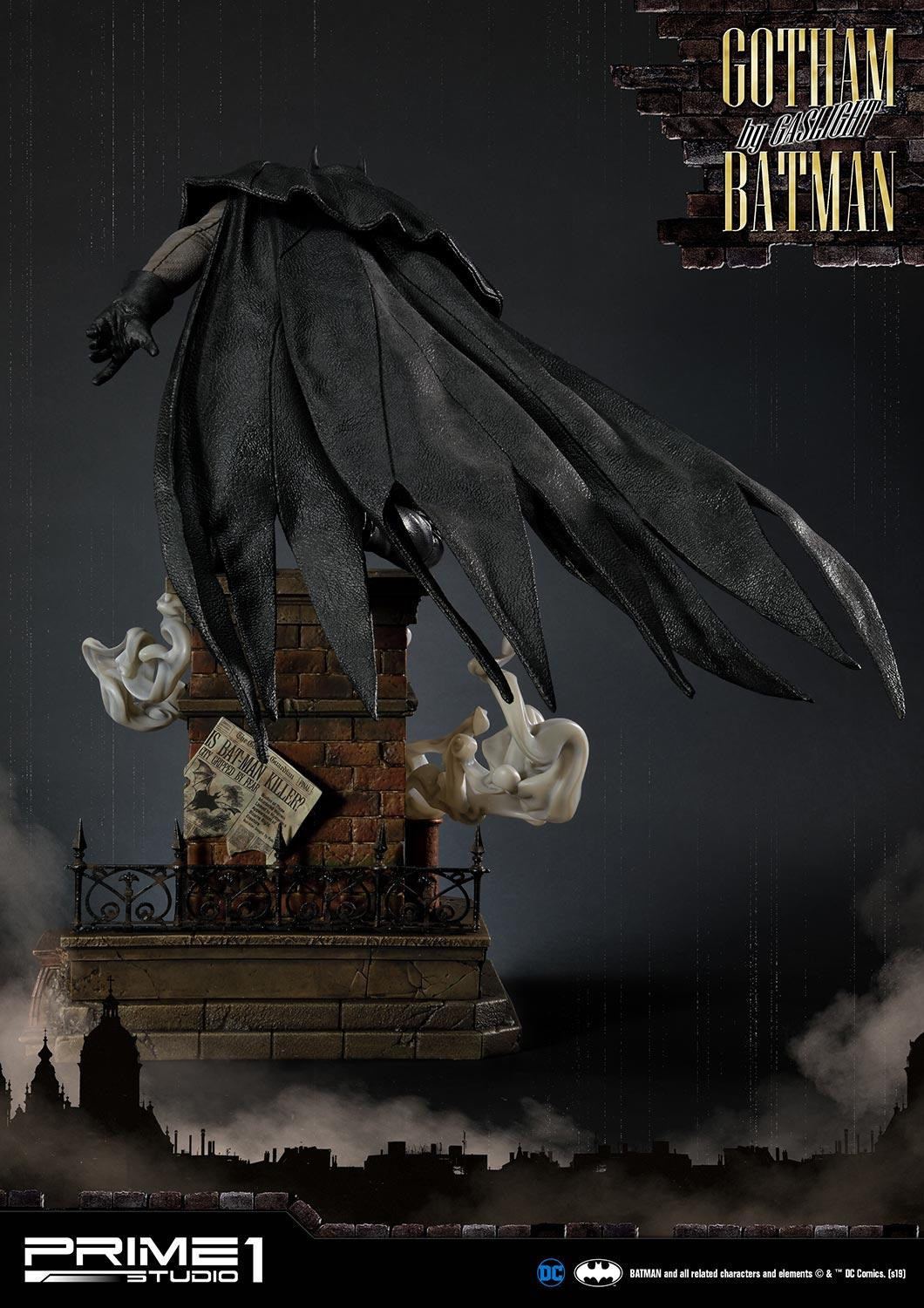 Batman: Arkham Origins - Batman - Concept Masterline (CMDC-04EX) - 1/5 - Gotham by Gaslight, Black Ver., EX Version (Prime 1 Studio) photo 39