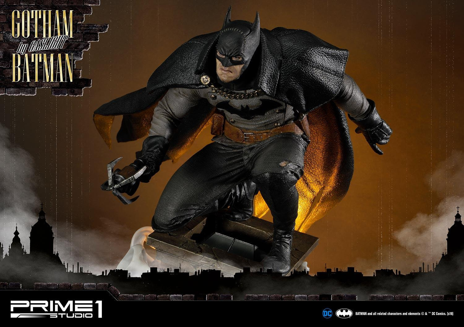 Batman: Arkham Origins - Batman - Concept Masterline (CMDC-04EX) - 1/5 - Gotham by Gaslight, Black Ver., EX Version (Prime 1 Studio) photo 41