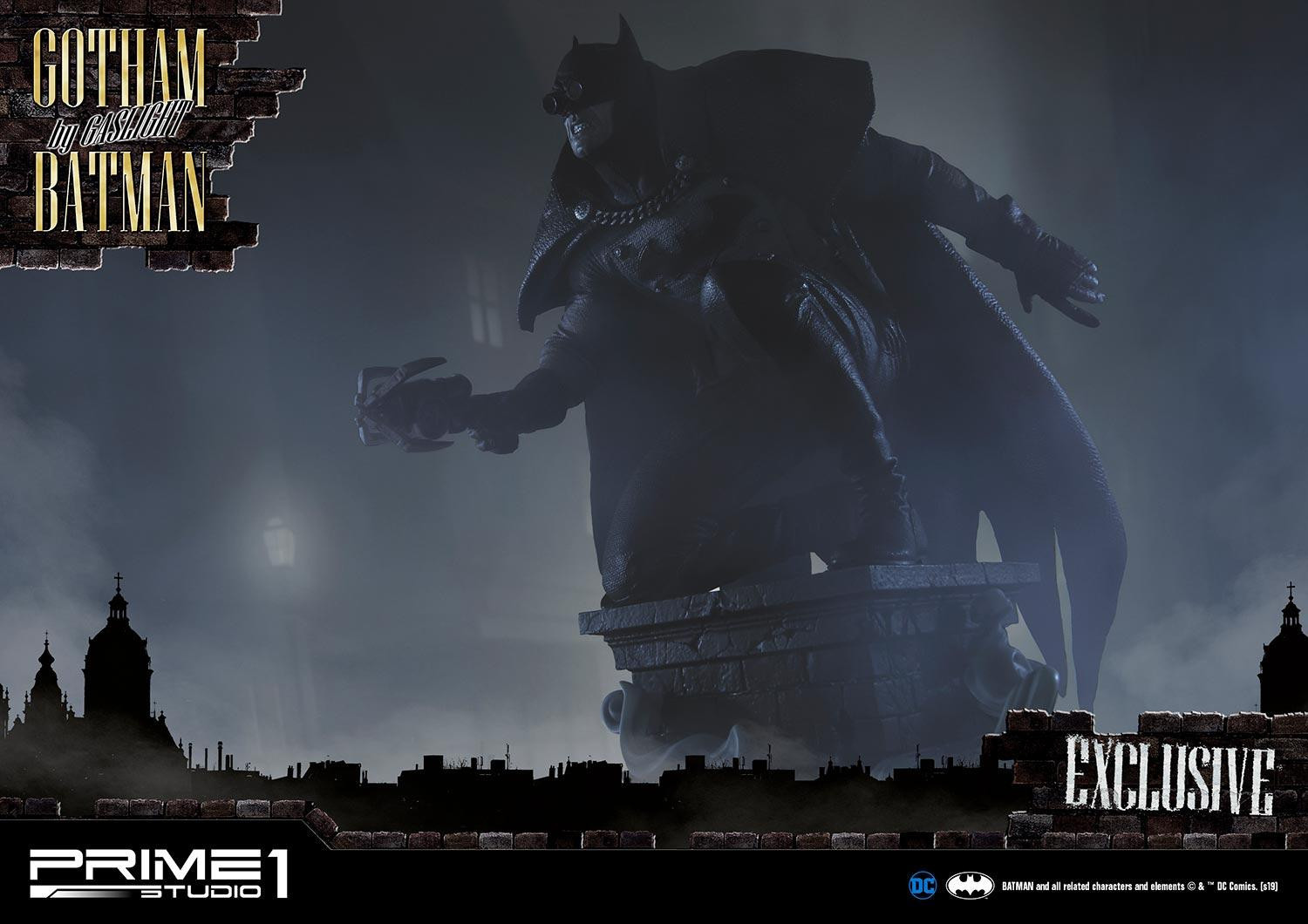 Batman: Arkham Origins - Batman - Concept Masterline (CMDC-04EX) - 1/5 - Gotham by Gaslight, Black Ver., EX Version (Prime 1 Studio) photo 42