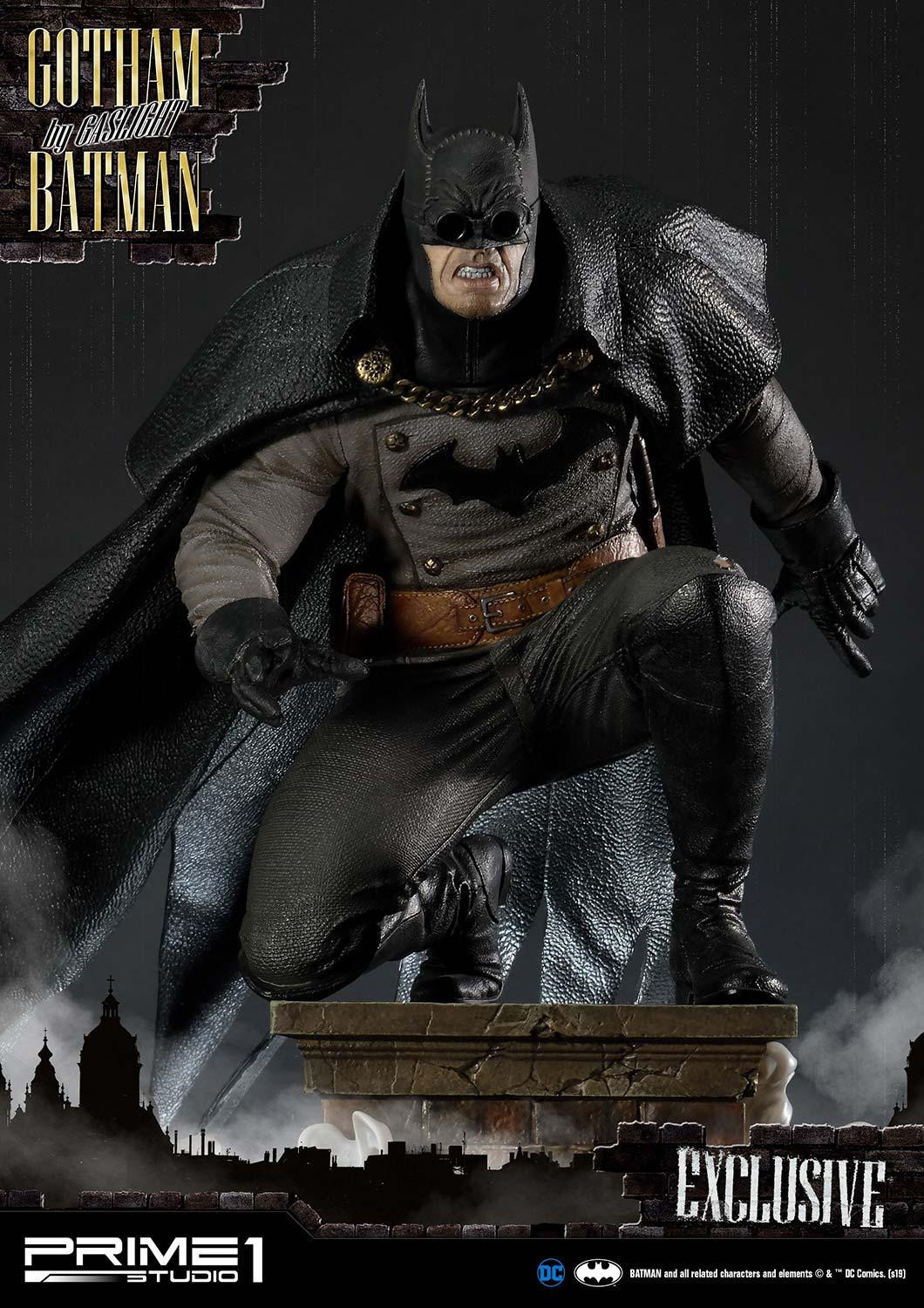 Batman: Arkham Origins - Batman - Concept Masterline (CMDC-04EX) - 1/5 - Gotham by Gaslight, Black Ver., EX Version (Prime 1 Studio) photo 43