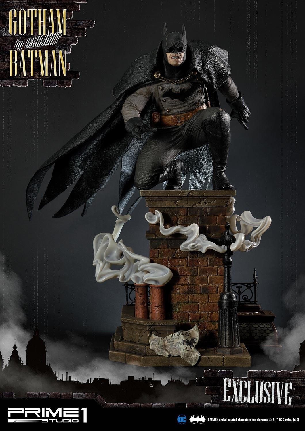 Batman: Arkham Origins - Batman - Concept Masterline (CMDC-04EX) - 1/5 - Gotham by Gaslight, Black Ver., EX Version (Prime 1 Studio) photo 44