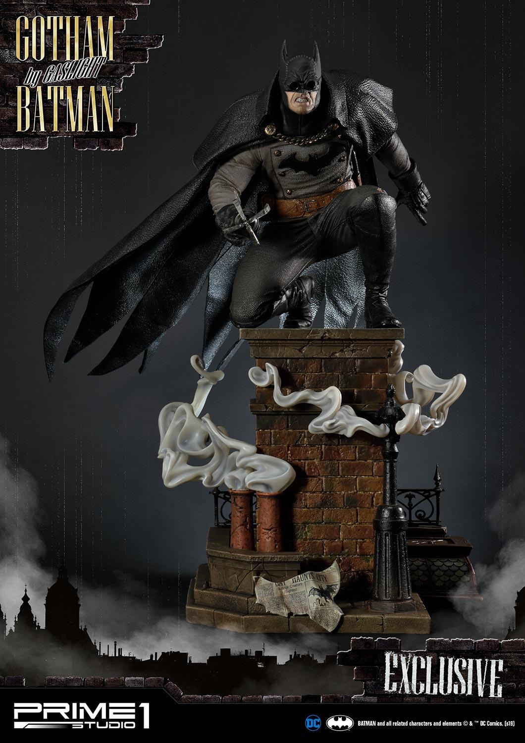 Batman: Arkham Origins - Batman - Concept Masterline (CMDC-04EX) - 1/5 - Gotham by Gaslight, Black Ver., EX Version (Prime 1 Studio) photo 45