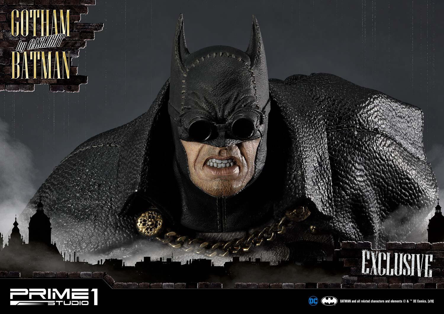 Batman: Arkham Origins - Batman - Concept Masterline (CMDC-04EX) - 1/5 - Gotham by Gaslight, Black Ver., EX Version (Prime 1 Studio) photo 46