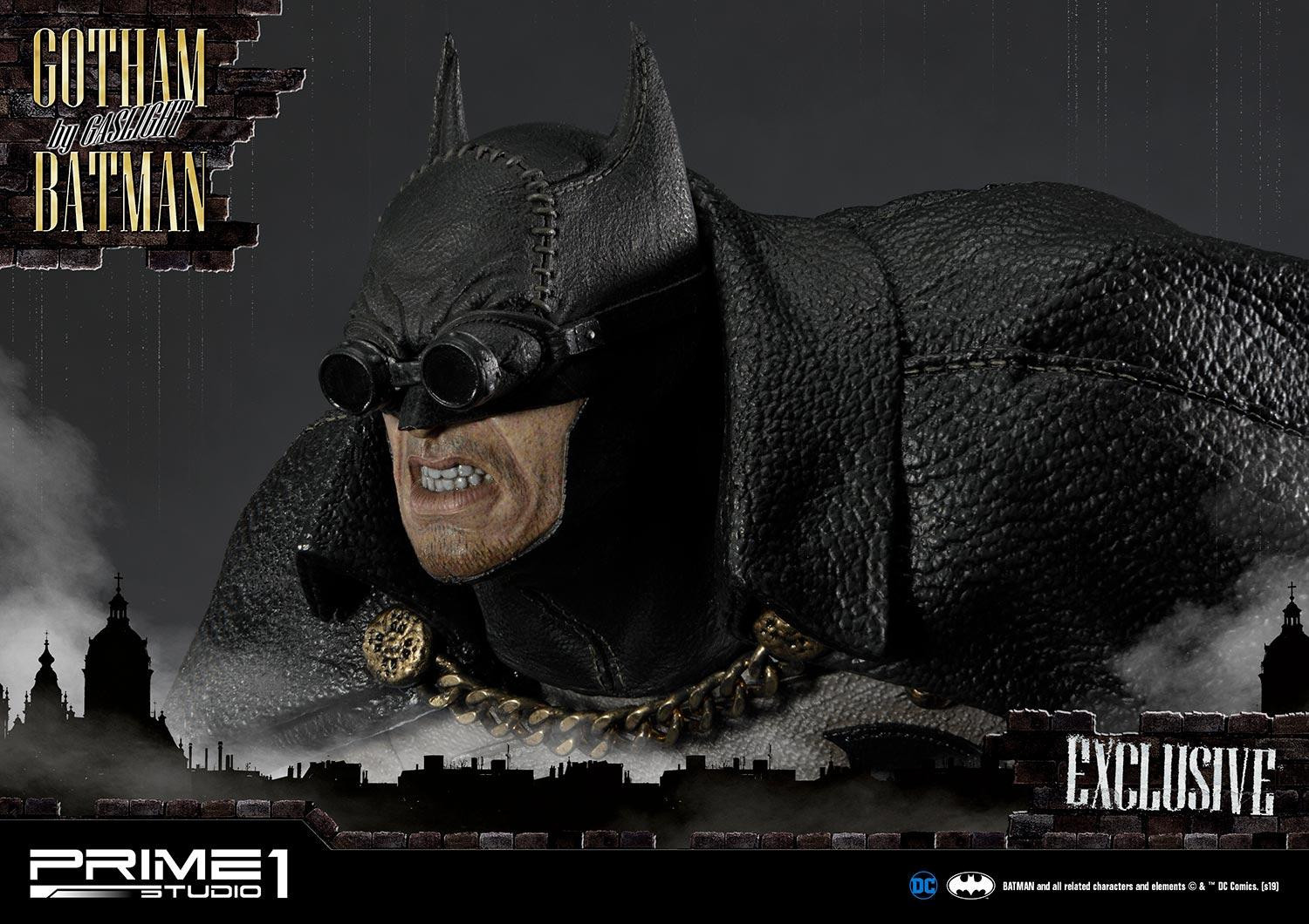 Batman: Arkham Origins - Batman - Concept Masterline (CMDC-04EX) - 1/5 - Gotham by Gaslight, Black Ver., EX Version (Prime 1 Studio) photo 47