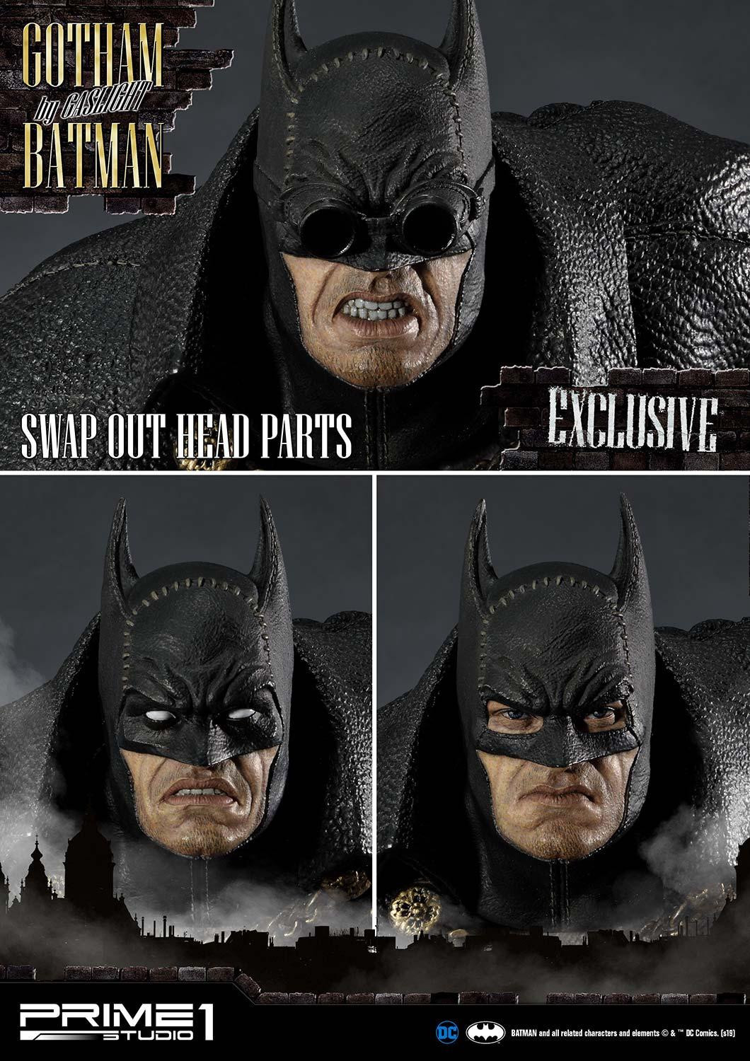 Batman: Arkham Origins - Batman - Concept Masterline (CMDC-04EX) - 1/5 - Gotham by Gaslight, Black Ver., EX Version (Prime 1 Studio) photo 51