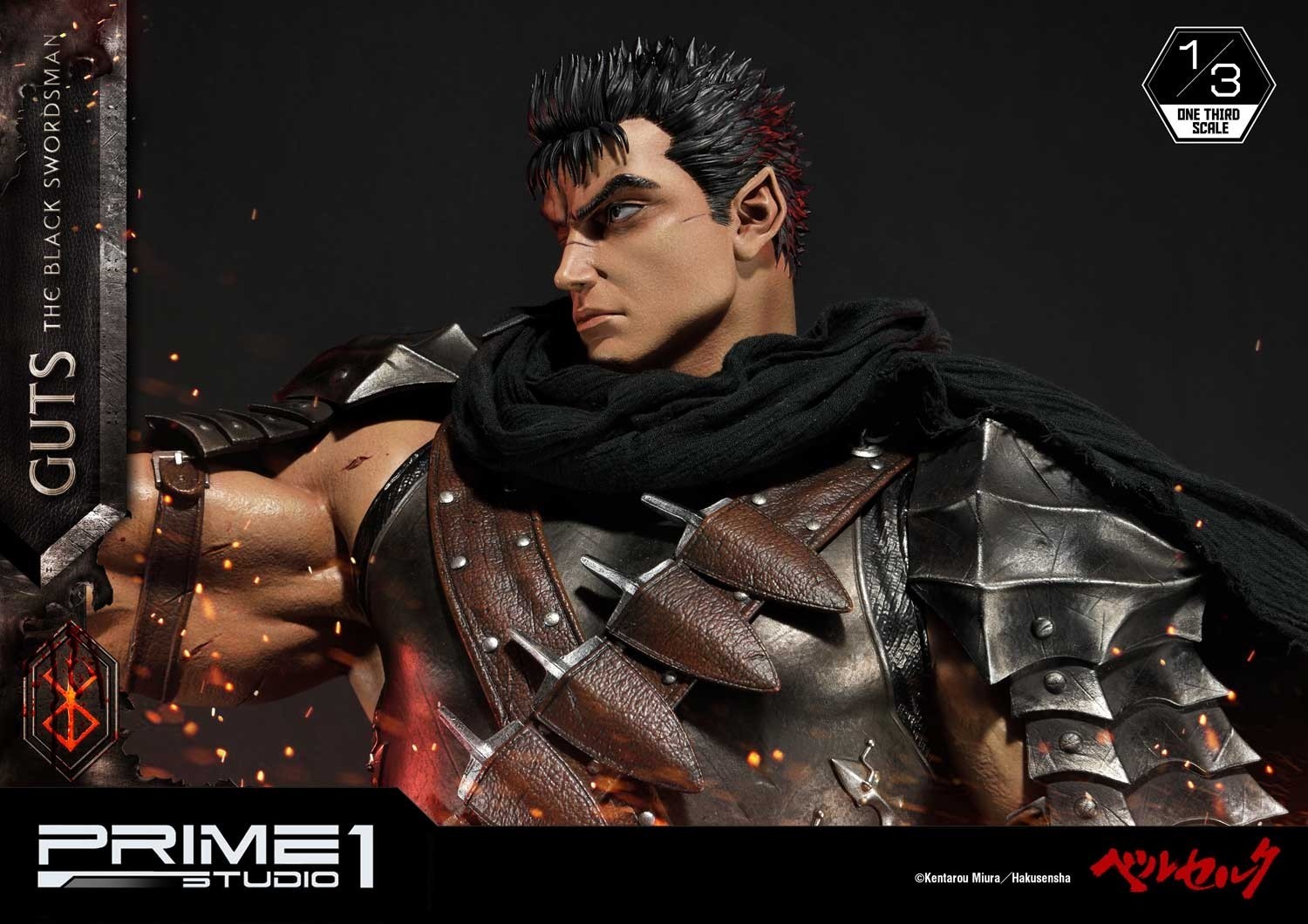Berserk - Guts - Museum Masterline Series  (MMBR-01) - 1/3 - The Black Swordsman (Prime 1 Studio) photo 9