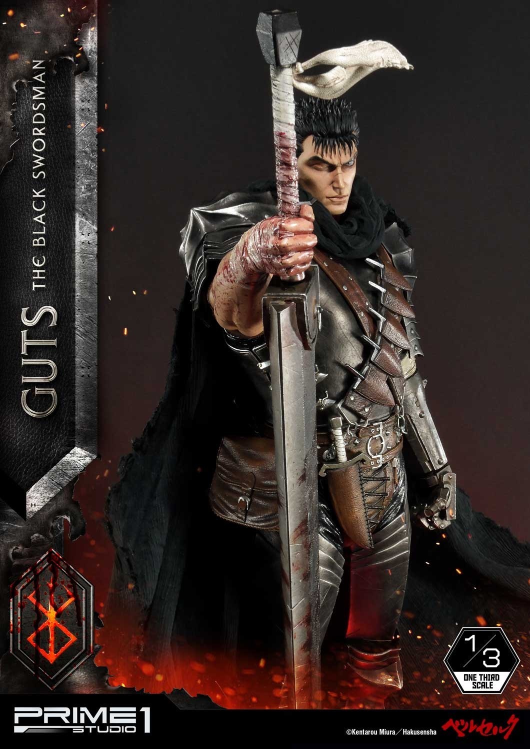 Berserk - Guts - Museum Masterline Series  (MMBR-01) - 1/3 - The Black Swordsman (Prime 1 Studio) photo 18