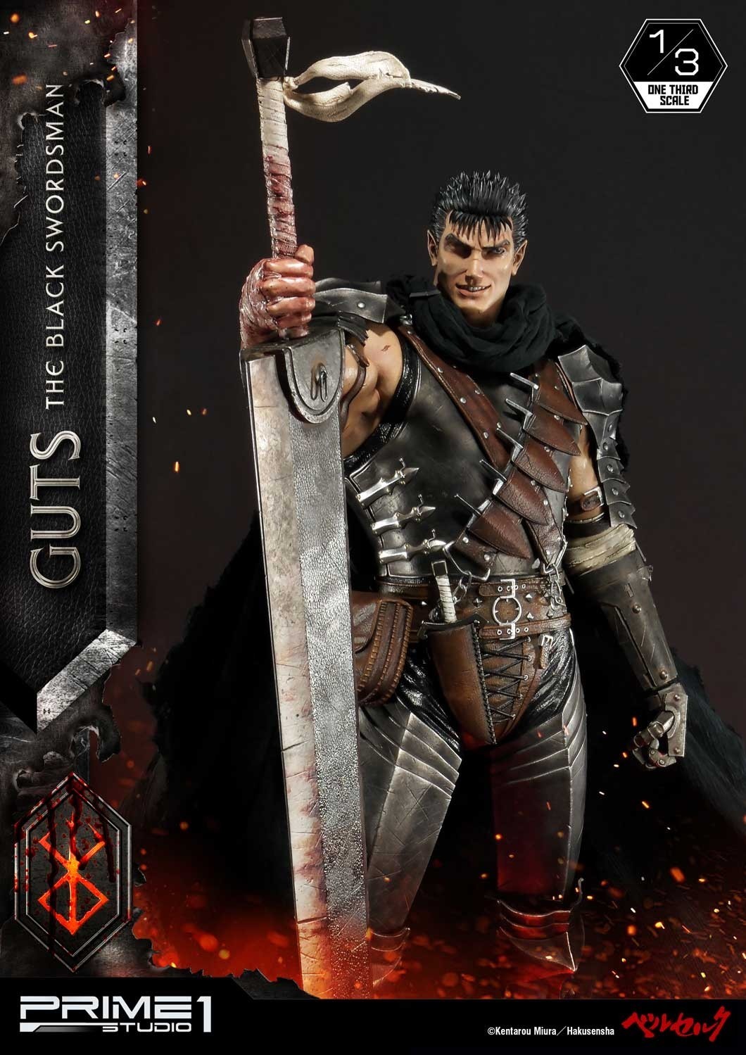 Berserk - Guts - Museum Masterline Series  (MMBR-01) - 1/3 - The Black Swordsman (Prime 1 Studio) photo 21