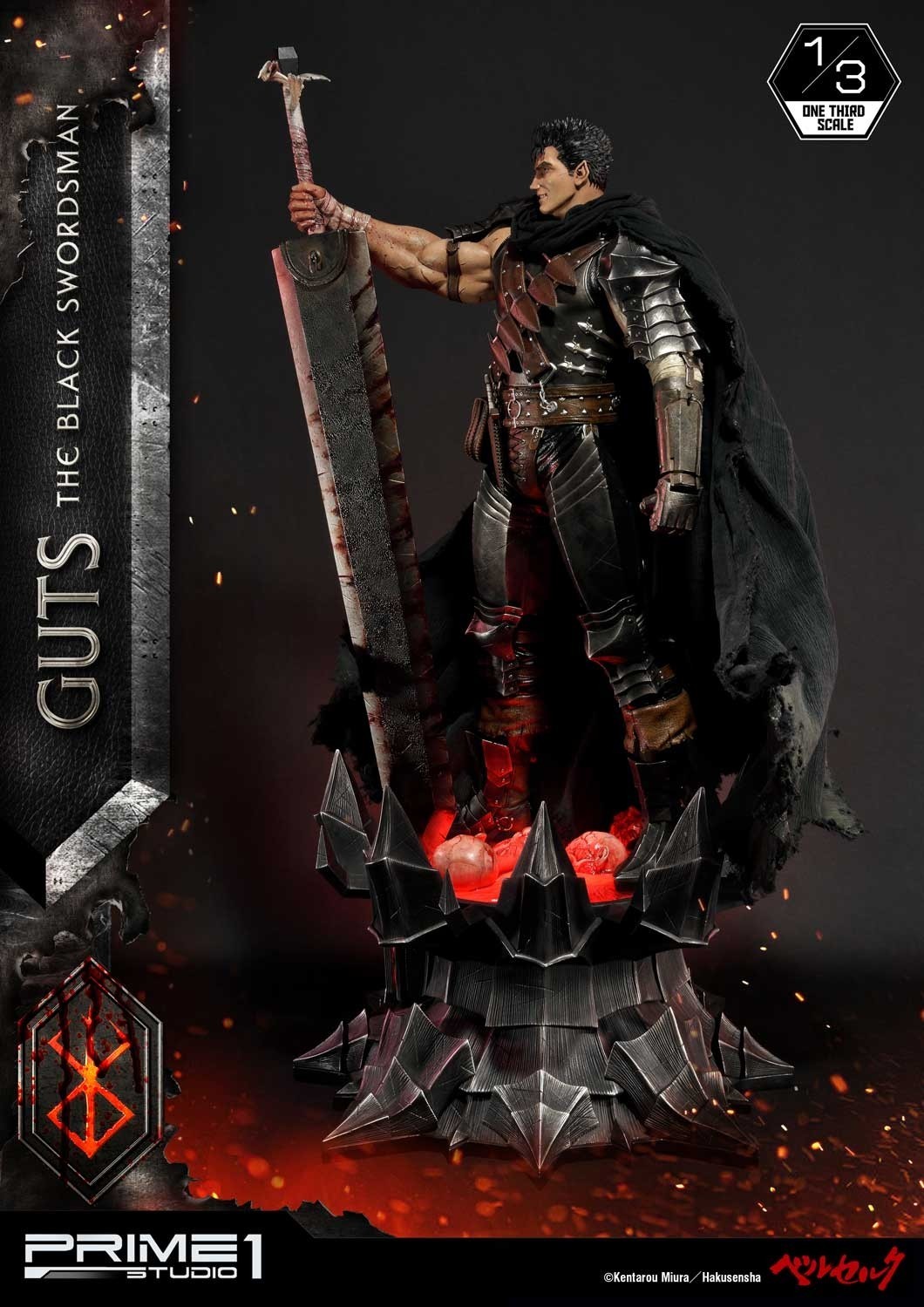 Berserk - Guts - Museum Masterline Series  (MMBR-01) - 1/3 - The Black Swordsman (Prime 1 Studio) photo 22