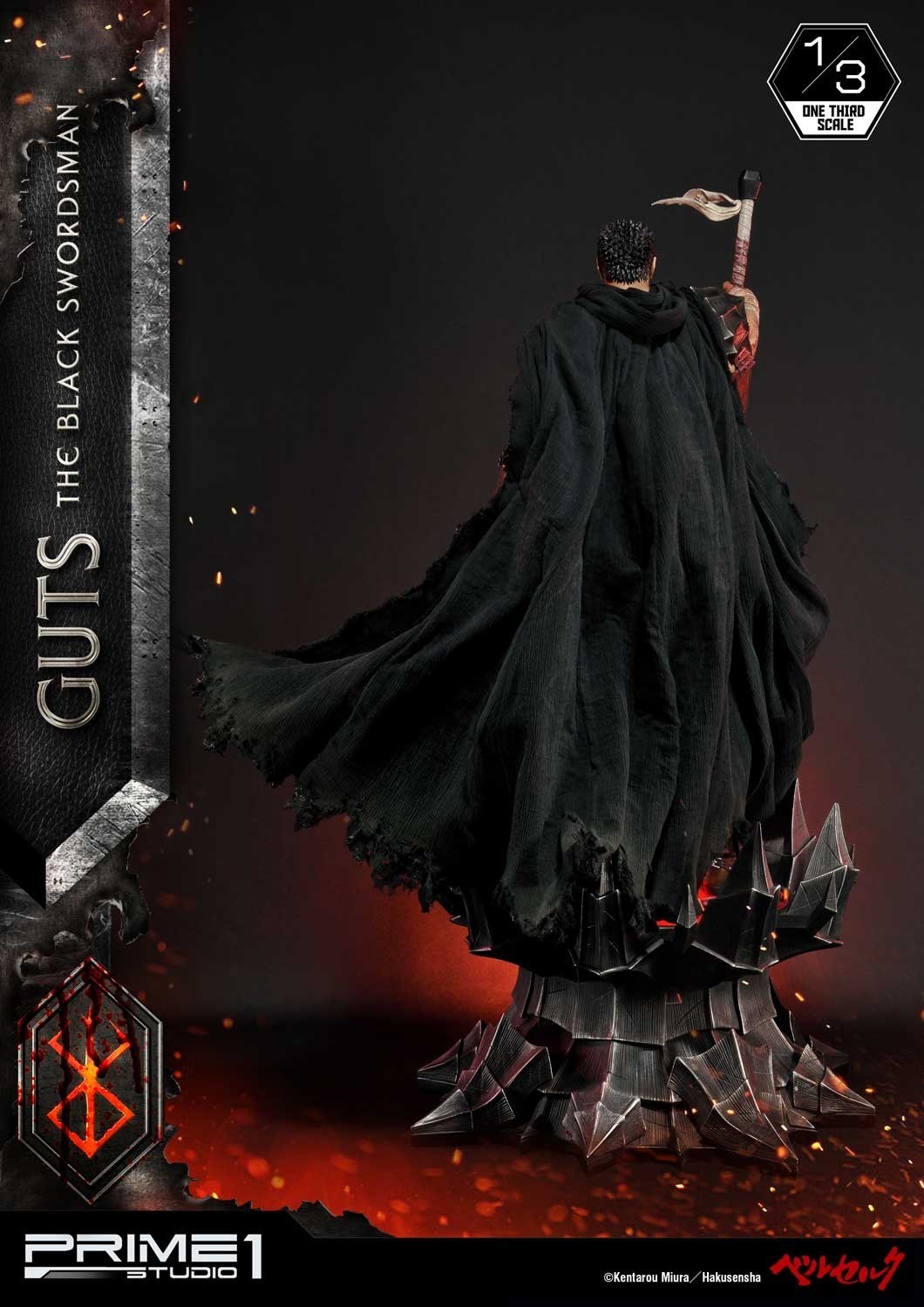 Berserk - Guts - Museum Masterline Series  (MMBR-01) - 1/3 - The Black Swordsman (Prime 1 Studio) photo 23