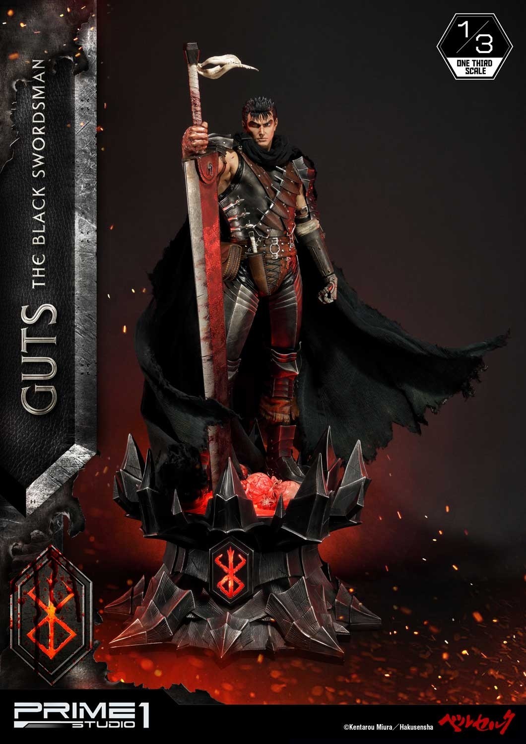 Berserk - Guts - Museum Masterline Series  (MMBR-01) - 1/3 - The Black Swordsman (Prime 1 Studio) photo 26