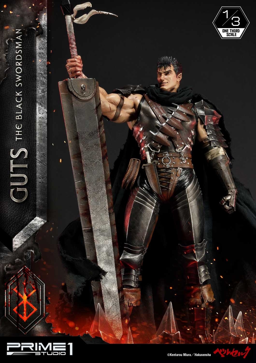 Berserk - Guts - Museum Masterline Series  (MMBR-01) - 1/3 - The Black Swordsman (Prime 1 Studio) photo 28