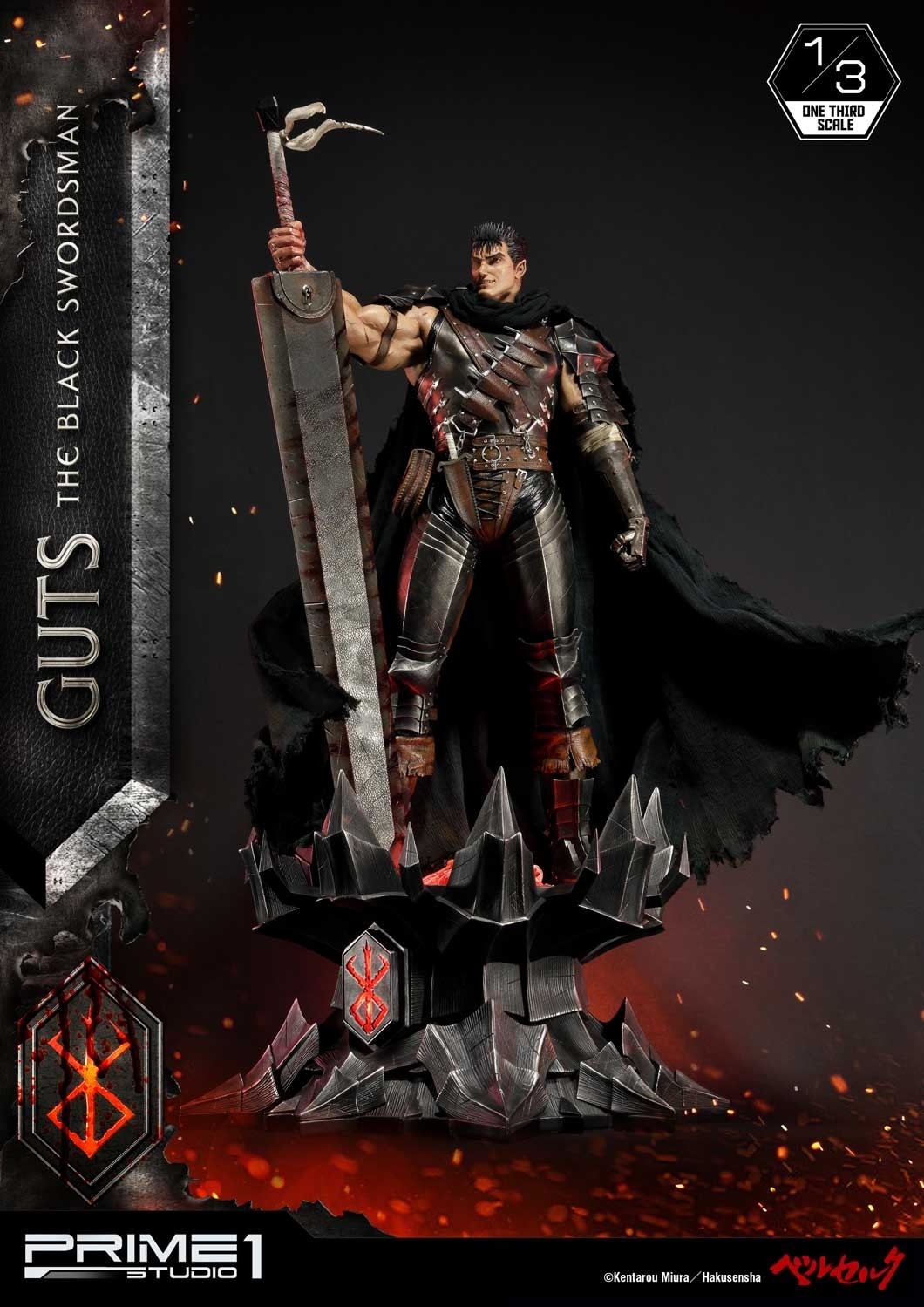Berserk - Guts - Museum Masterline Series  (MMBR-01) - 1/3 - The Black Swordsman (Prime 1 Studio) photo 29
