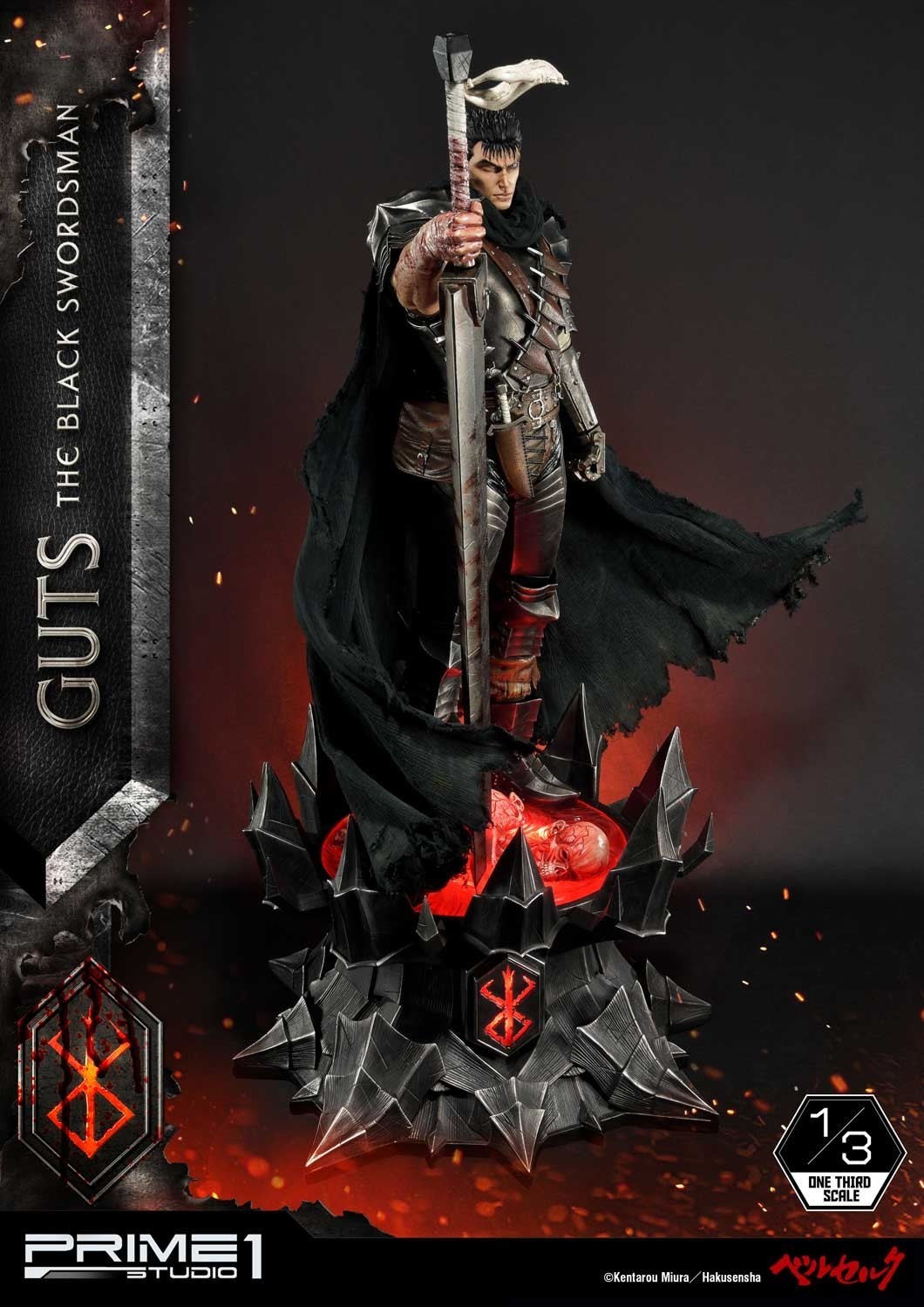 Berserk - Guts - Museum Masterline Series  (MMBR-01) - 1/3 - The Black Swordsman (Prime 1 Studio) photo 33