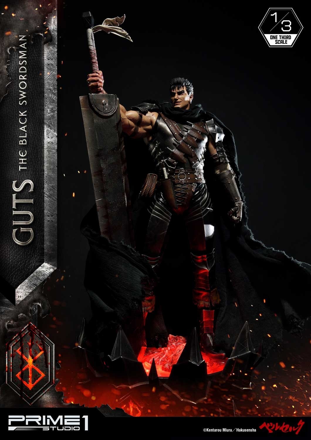 Berserk - Guts - Museum Masterline Series  (MMBR-01) - 1/3 - The Black Swordsman (Prime 1 Studio) photo 34
