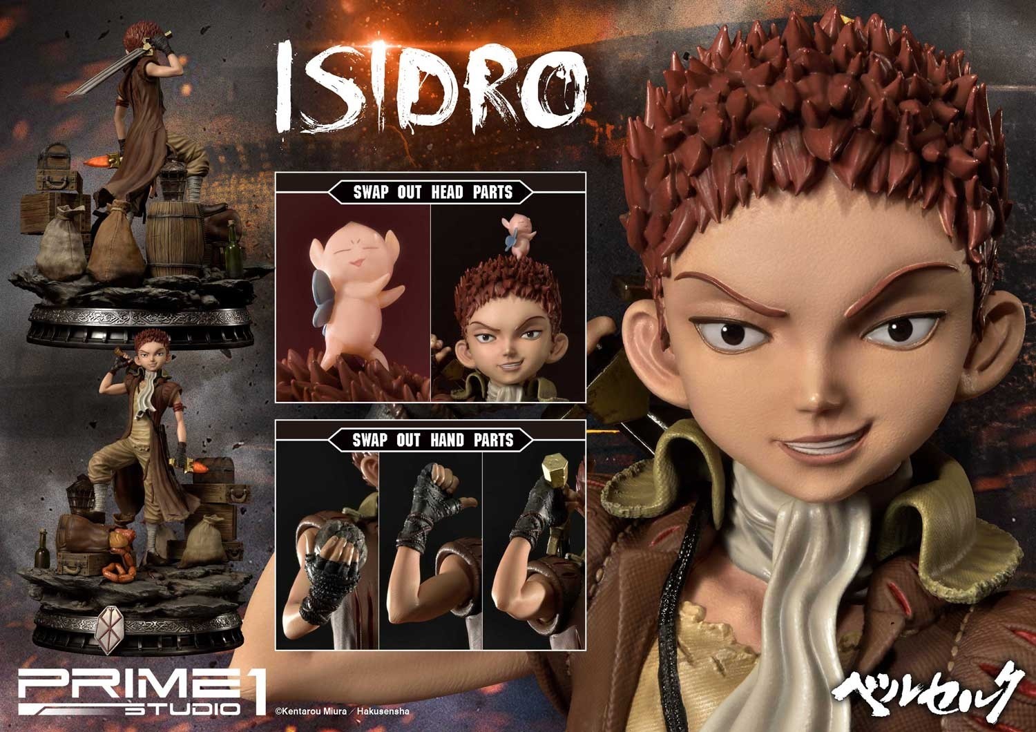 Berserk - Isidro - Puck - Ultimate Premium Masterline  (UPMBR-13) - 1/4 (Prime 1 Studio) photo 4