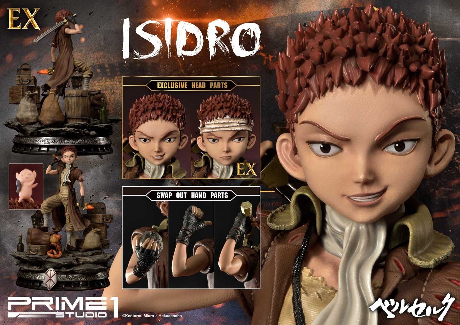 Berserk - Isidro - Puck - Ultimate Premium Masterline  (UPMBR-13) - 1/4 (Prime 1 Studio) photo 19