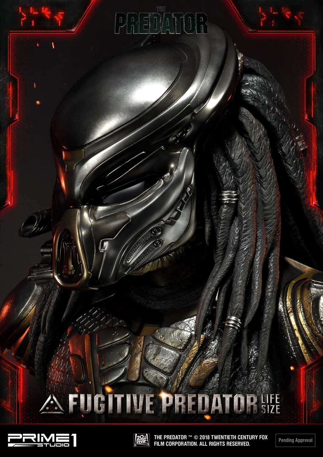 The Predator - Fugitive Predator - Bust - Life-Size Bust (LSTPR-01) - 1/1 (Prime 1 Studio) photo 6