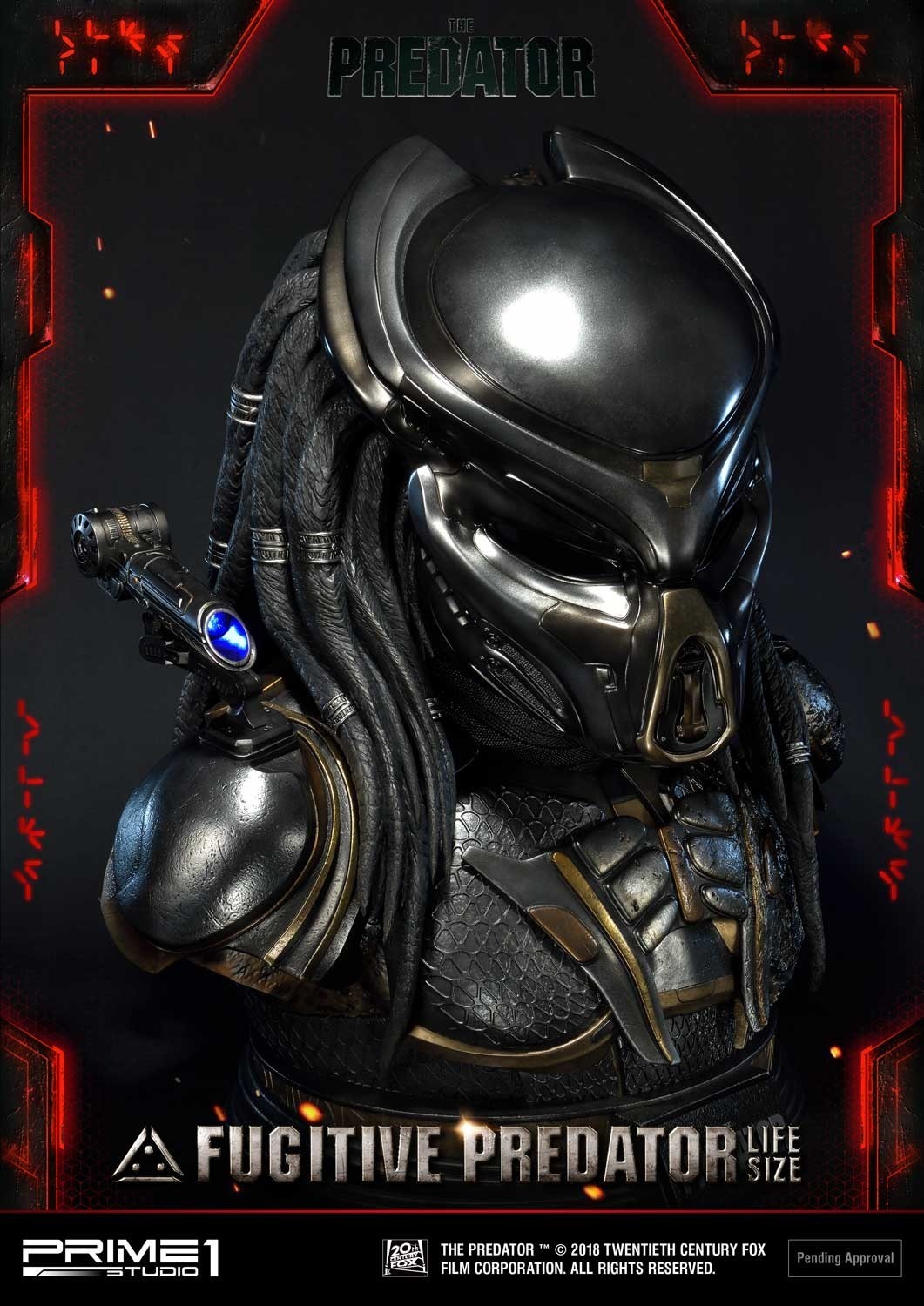 The Predator - Fugitive Predator - Bust - Life-Size Bust (LSTPR-01) - 1/1 (Prime 1 Studio) photo 11