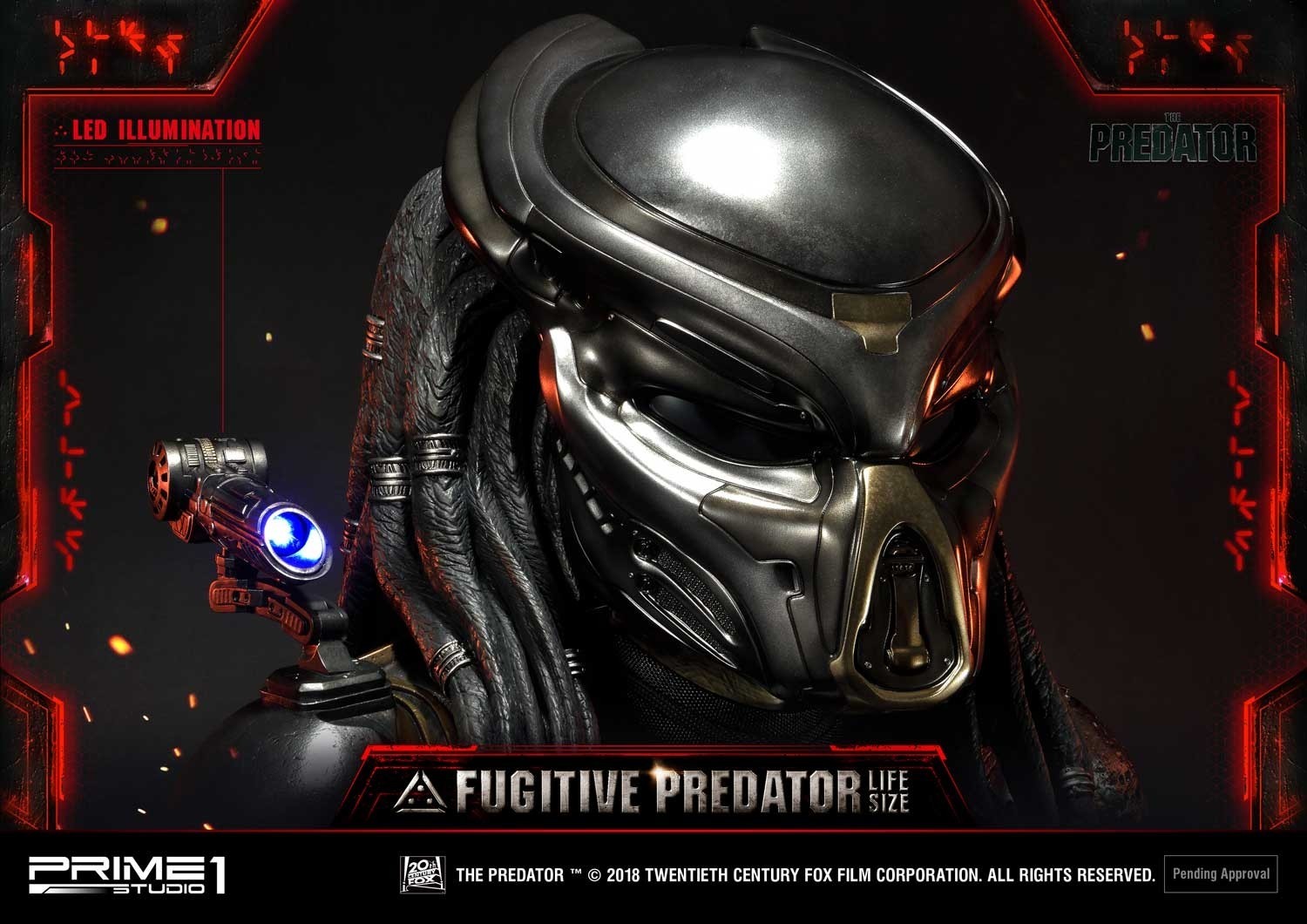 The Predator - Fugitive Predator - Bust - Life-Size Bust (LSTPR-01) - 1/1 (Prime 1 Studio) photo 17